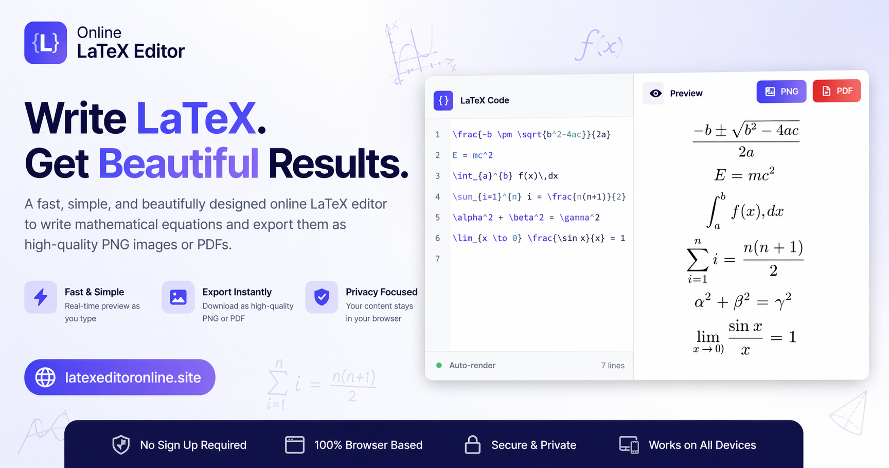Question Paper Editor Online LaTeX Editor | Mathematics Question Paper Builder